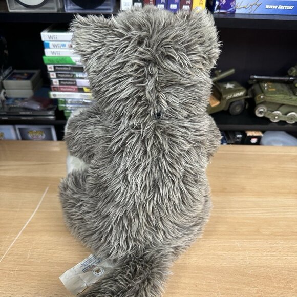 Build A Bear Wolf BAB World Wildlife Fund WWF Gray Timber Plush Stuffed Animal - Picture 2 of 5